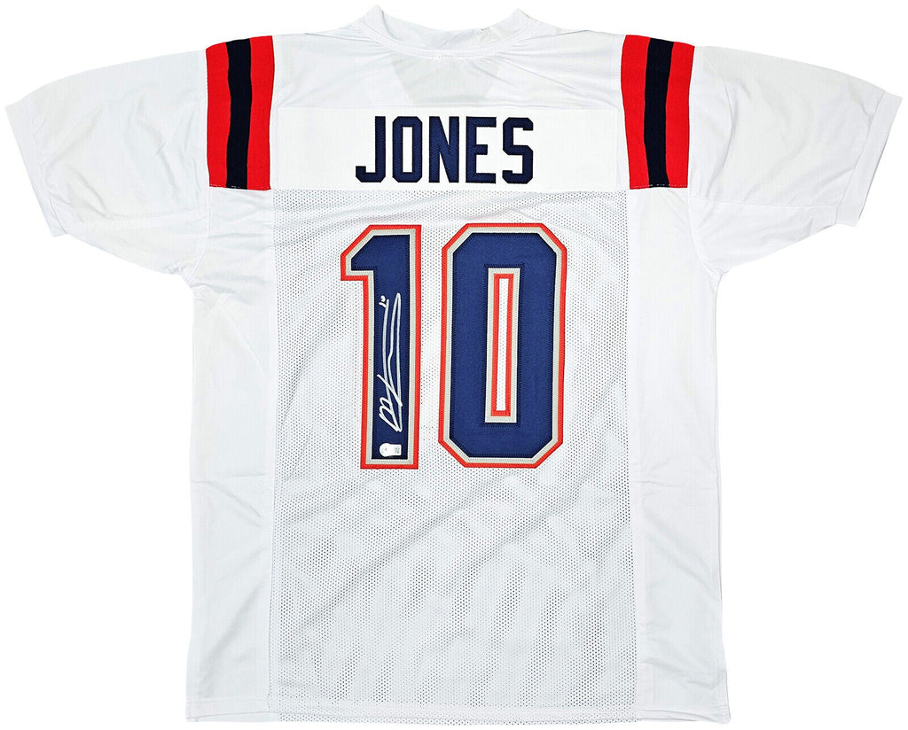 New England Patriots Mac Jones Signed Navy Jersey - Beckett