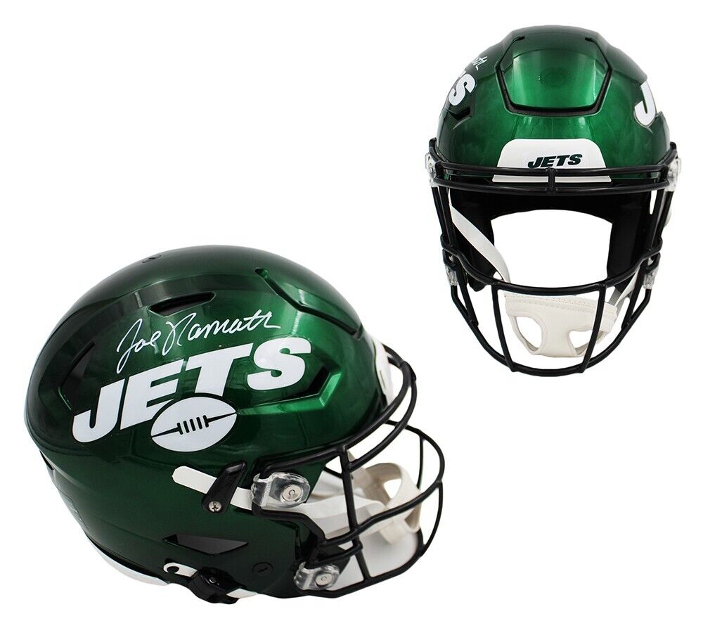 Joe Namath New York Jets Autographed Riddell Speed Authentic Helmet