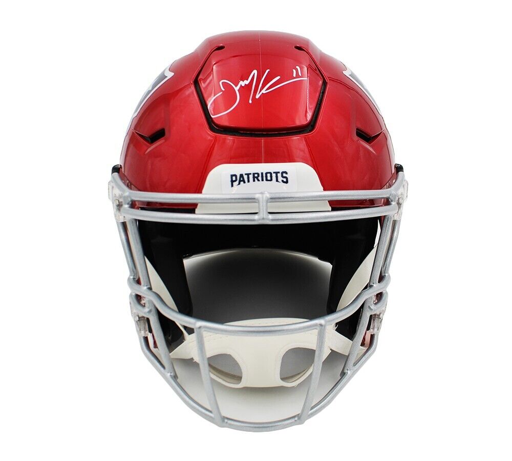 Tom Brady Autographed NE Patriots Flash Speed Mini Helmet w/ Visor