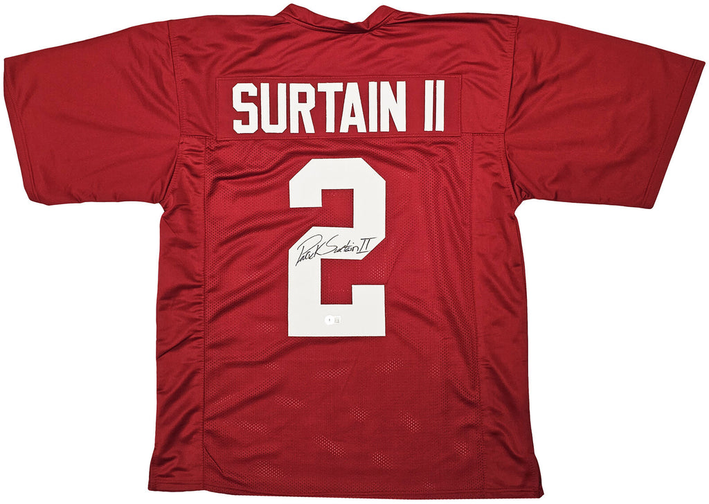 Alabama Patrick Surtain II Authentic Signed Maroon Pro Style Jersey JSA  Witness