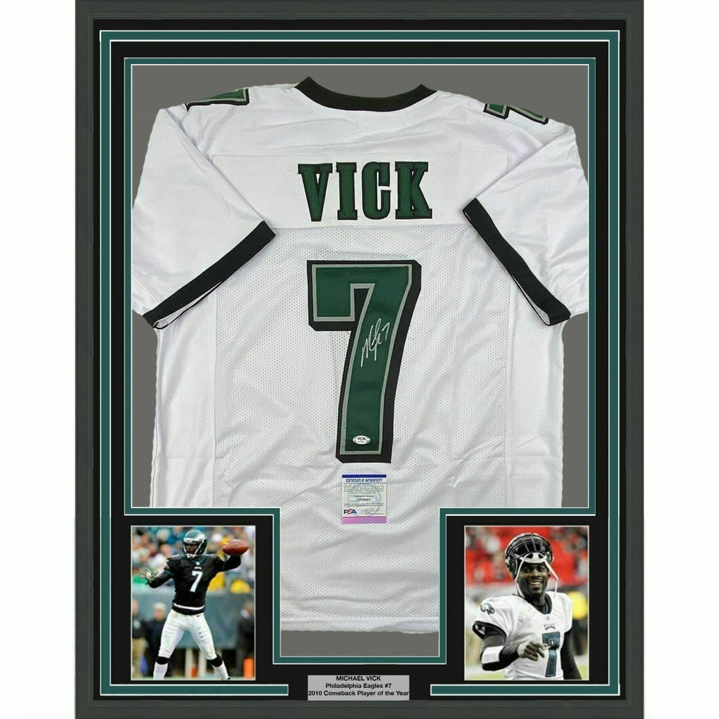 Mike Vick Autographed Philadelphia Eagles Jersey deals COA