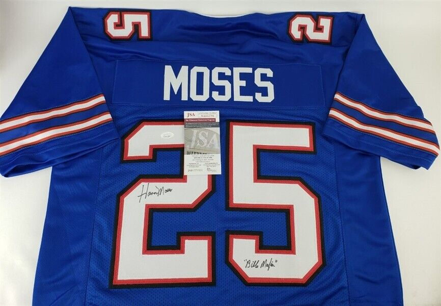 Buffalo Bills Haven Moses Autographed Signed Jersey Jsa Coa – MVP Authentics