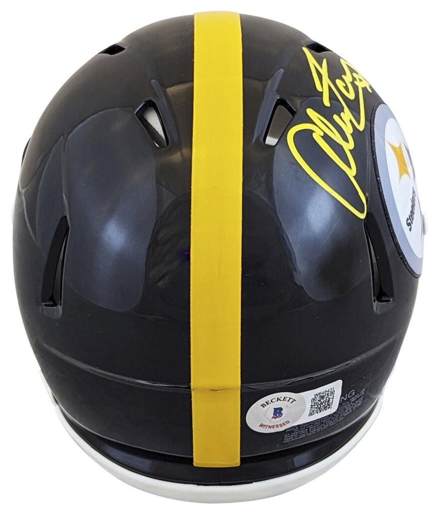 Troy Polamalu Signed Steelers Lunar Eclipse Full Size Helmet HOF 14 Beckett