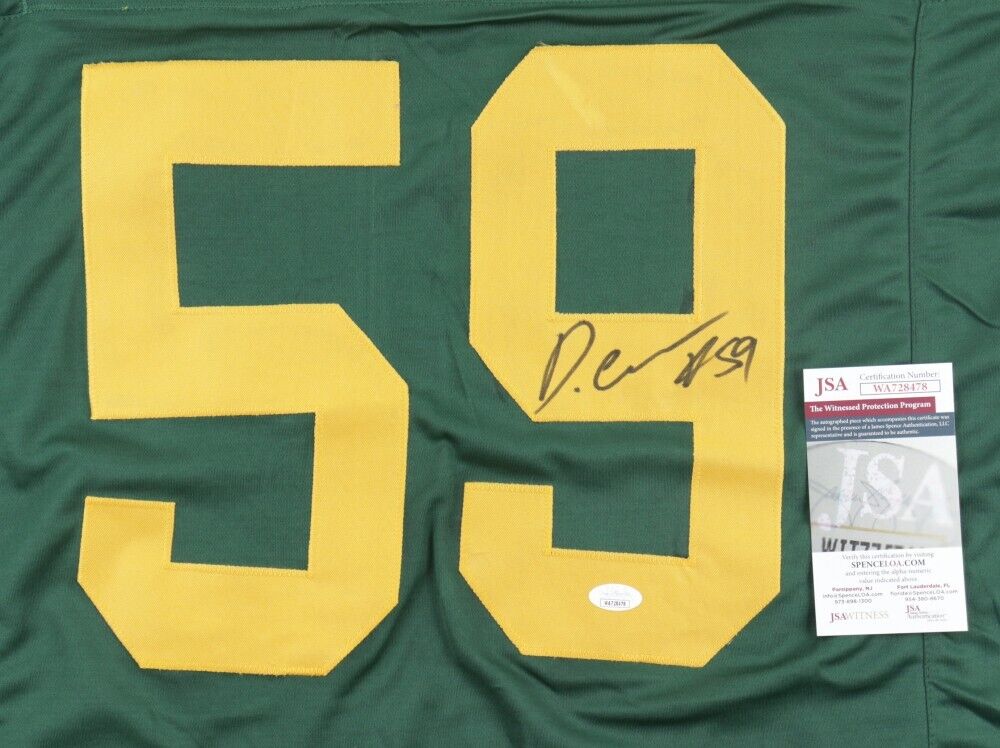 NFL Auction  STS - Packers De'Vondre Campbell Signed Game Worn Jersey  (2021 season) Size 46