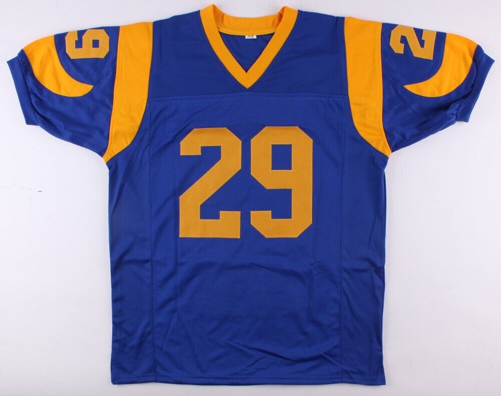 Eric Dickerson Signed Rams Throwback Jersey Inscribed HOF 99