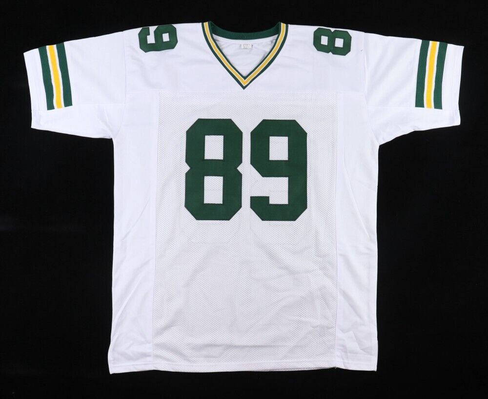 Green Bay Packers White Custom Jersey, Packers Football Jersey