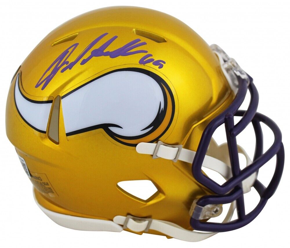 Bruce Smith Autographed Eclipse Alternate Mini Helmet with Custom