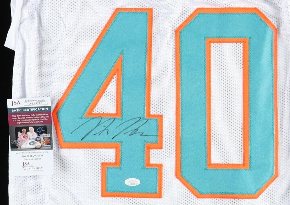 Premium Framed Dan Marino Autographed Miami Dolphins Jersey (JSA Witness  COA)