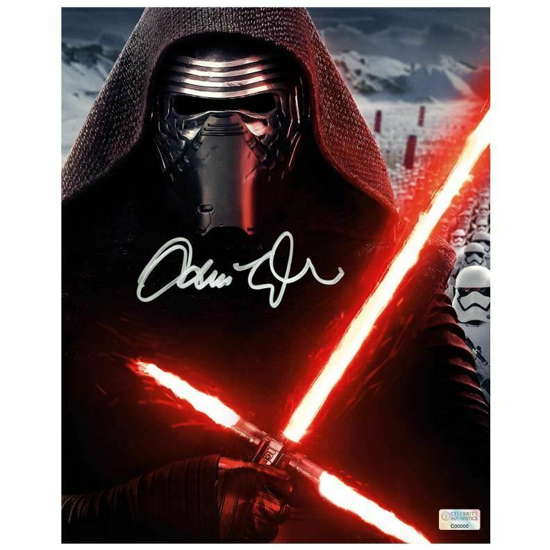 Adam Driver Kylo Ren offers signed photo 8x10 Autograph with COA