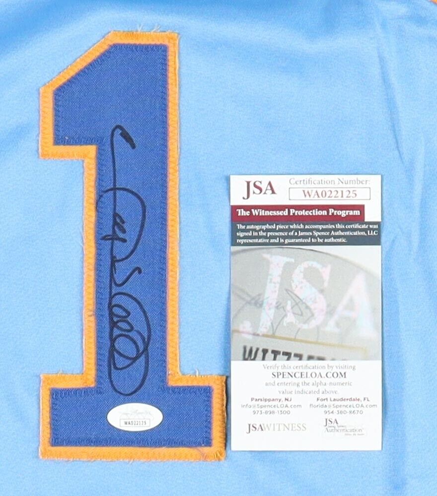 Gary Sheffield Signed New York Mets Jersey (JSA COA) 500 Home Run Club  Member OF