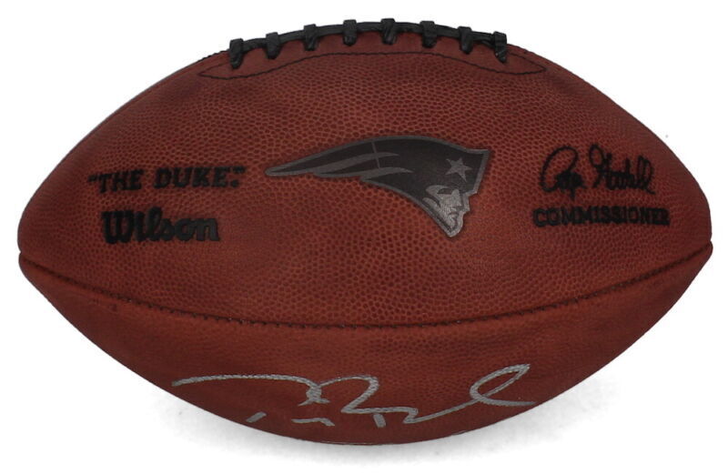 Tom Brady Signed Auto Wilson the Duke Nfl Football Fanatics