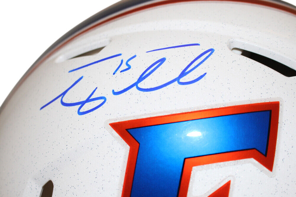 Tim Tebow Autographed Signed Florida Gators Schutt White Full Size