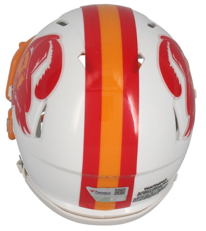 Dexter Jackson Signed Tampa Bay Buccaneers White Throwback Riddell Speed  Mini Helmet w/SB 37 MVP 