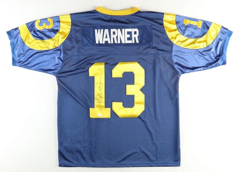 KURT WARNER  St. louis Rams 1999 Wilson Throwback NFL Football Jersey