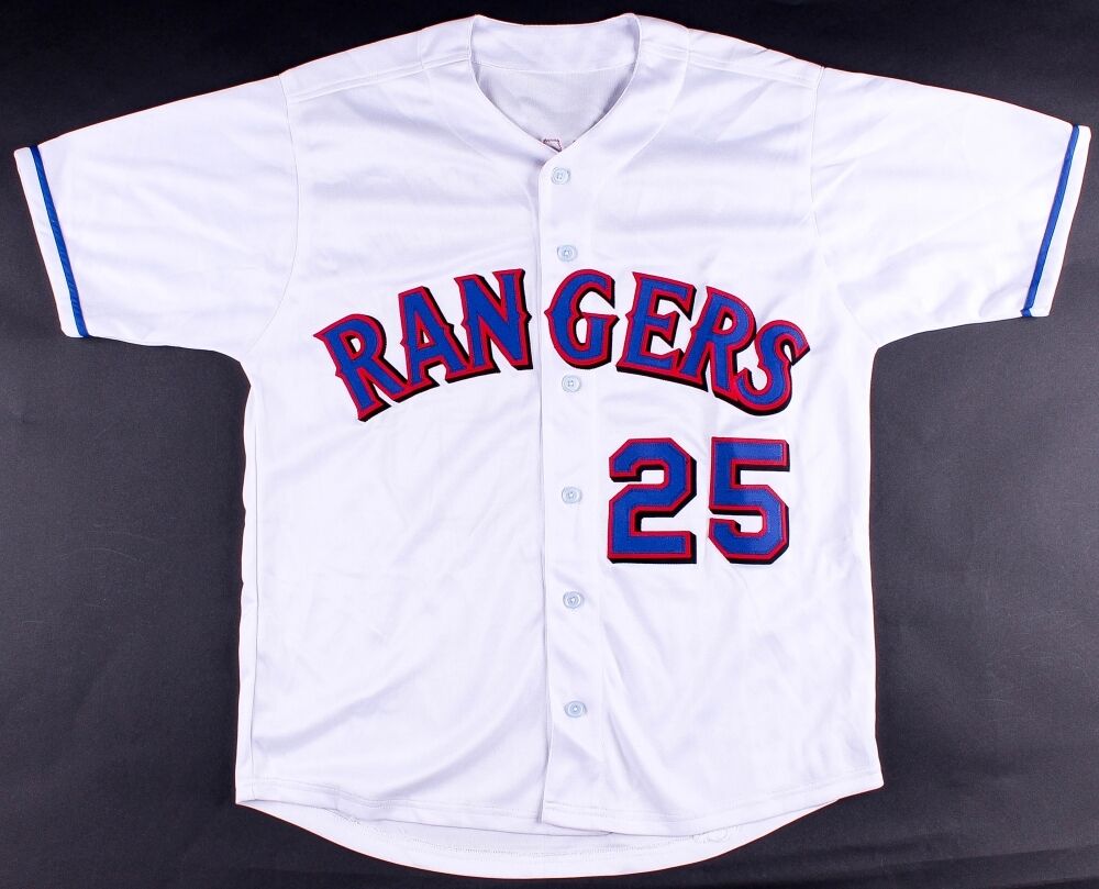 RAFAEL PALMEIRO Signed Texas Rangers 8x10 Baseball Photo -Guaranteed  Authentic