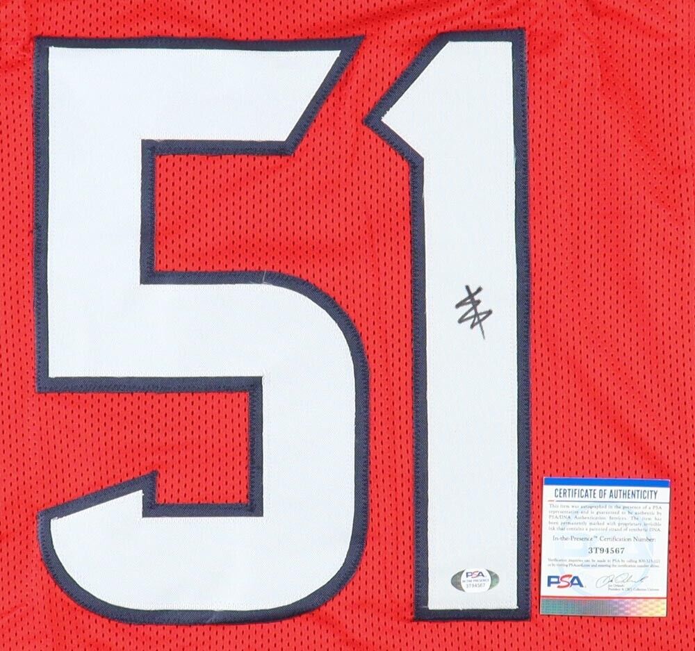 DeAndre Hopkins Autographed *White Houston Texans F/S ProLine