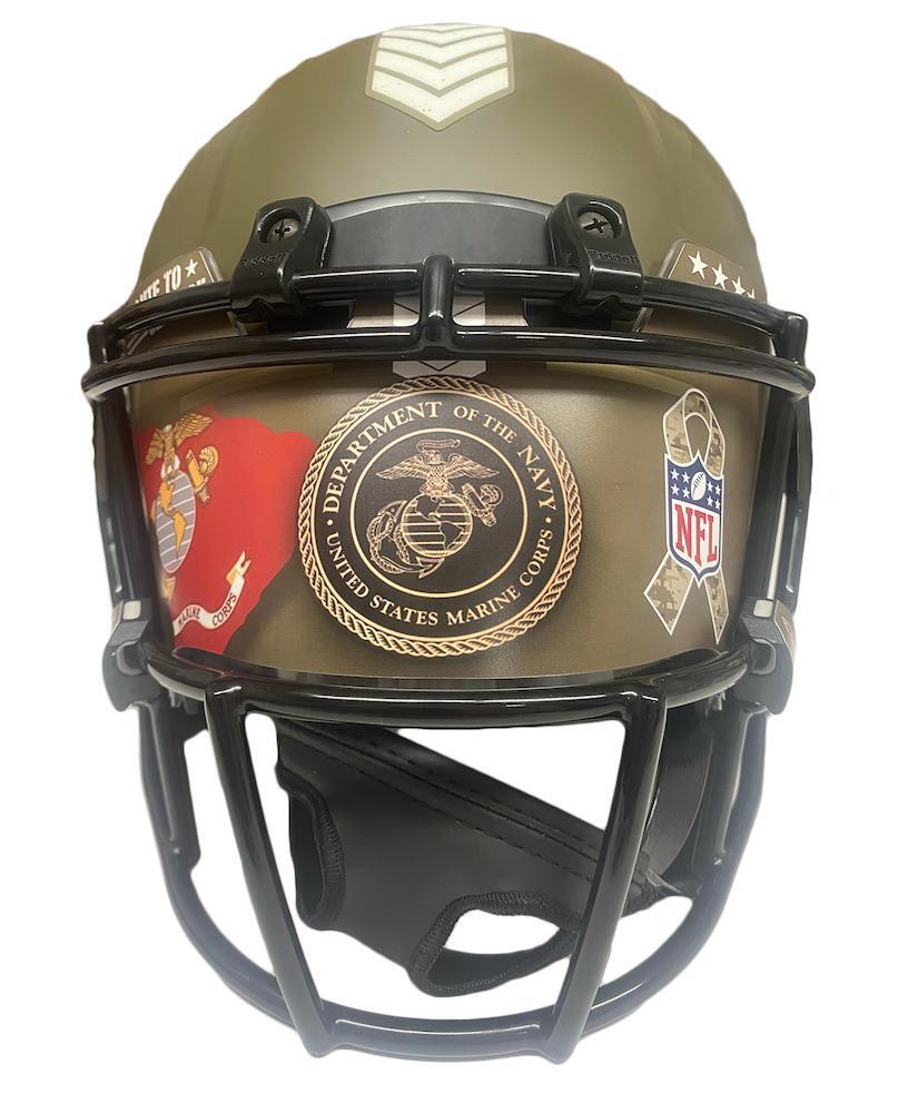 Jaylen Waddle Signed Miami Dolphins Salute to Service Speed Mini  Helmet-Fanatics