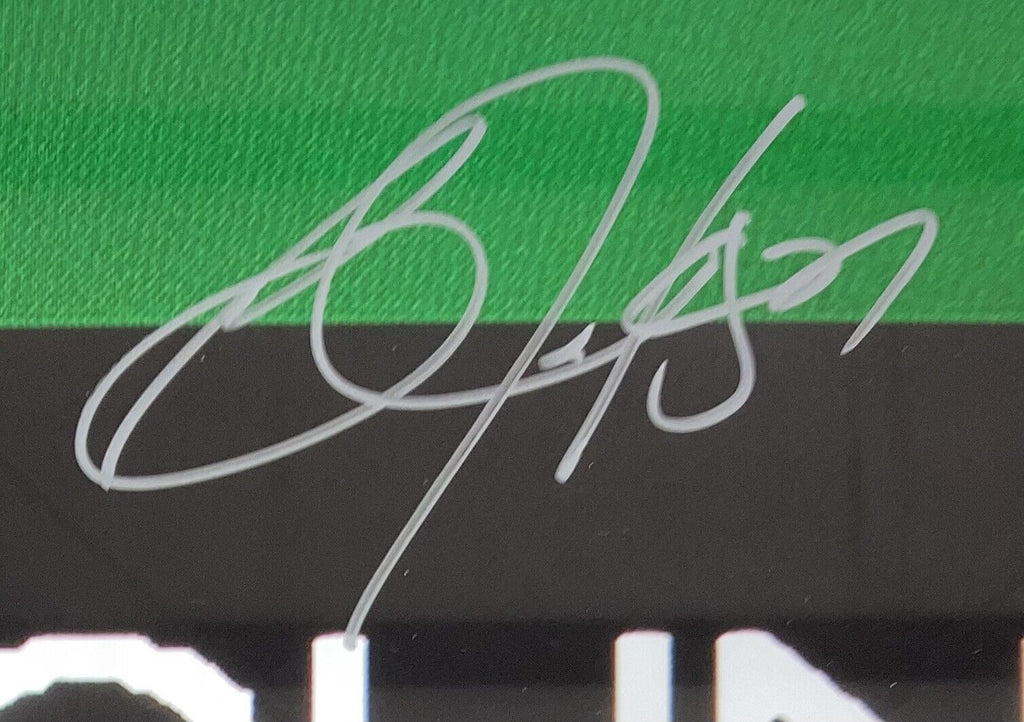 Framed Facsimile Autographed Bo Jackson 33x42 Chicago Grey 