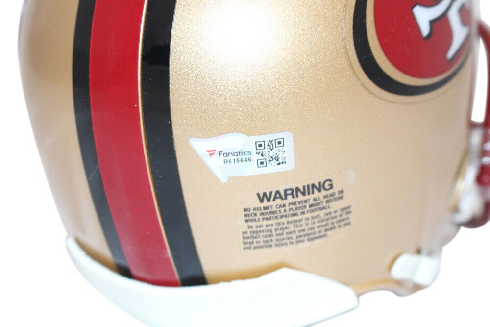 Shop Jerry Rice Autographed San Francisco 49ers Throwback Riddell Full Size