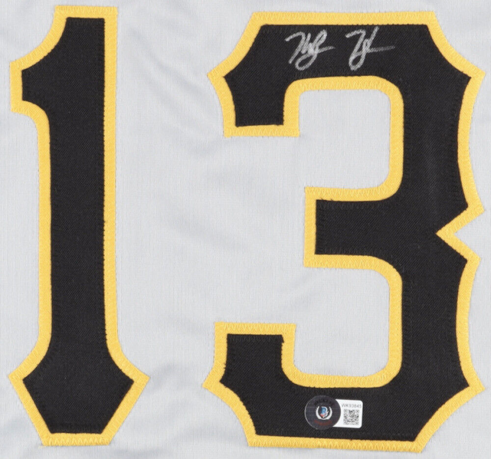 Ke'Bryan Hayes Signed Autographed Black Baseball Jersey Beckett COA - Size  XL