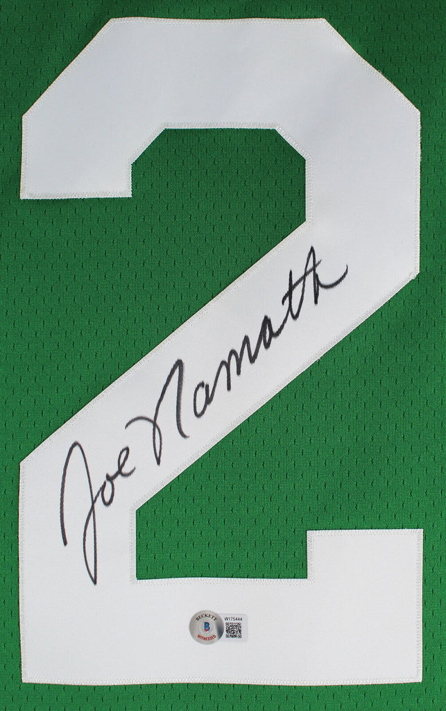 Joe Namath New York Jets Autographed Green Mitchell & Ness Authentic Jersey  - Autographed NFL Jerseys at 's Sports Collectibles Store