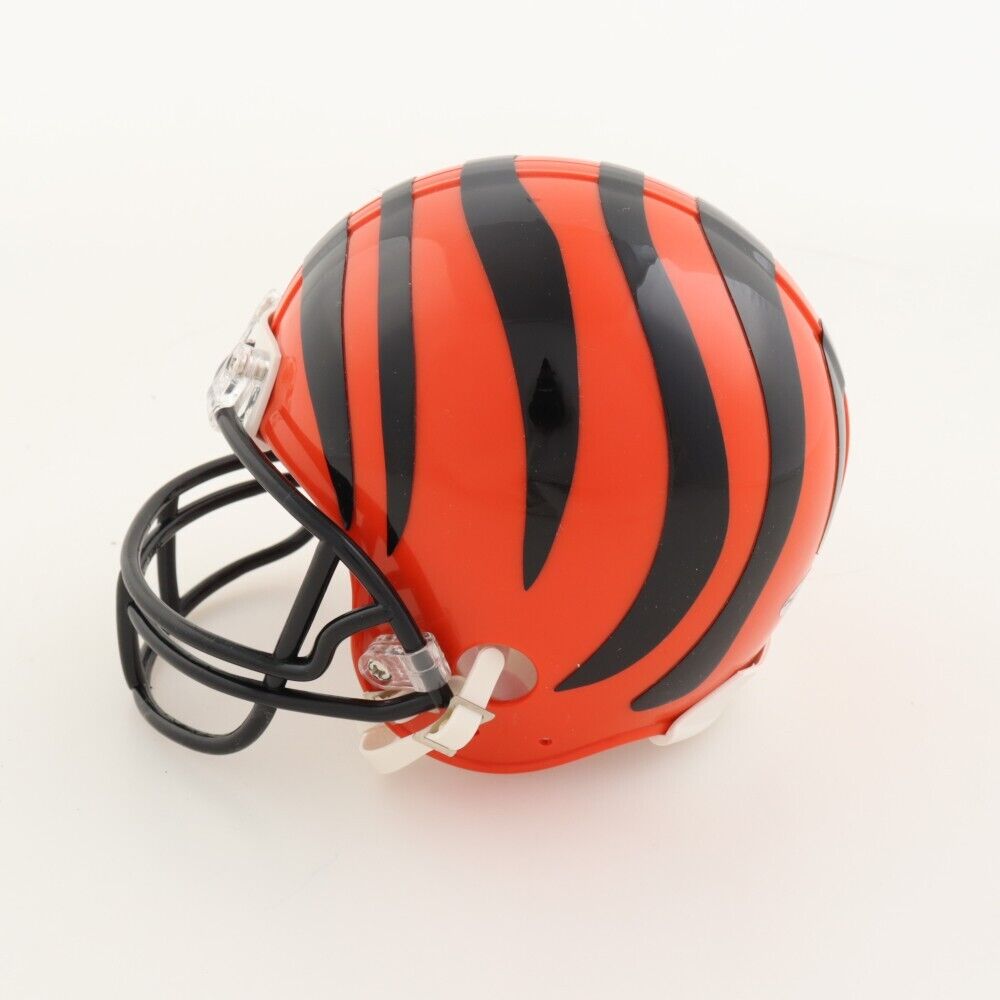 Ickey Woods Signed Cincinnati Bengals Throwback Mini-Helmet (JSA COA)