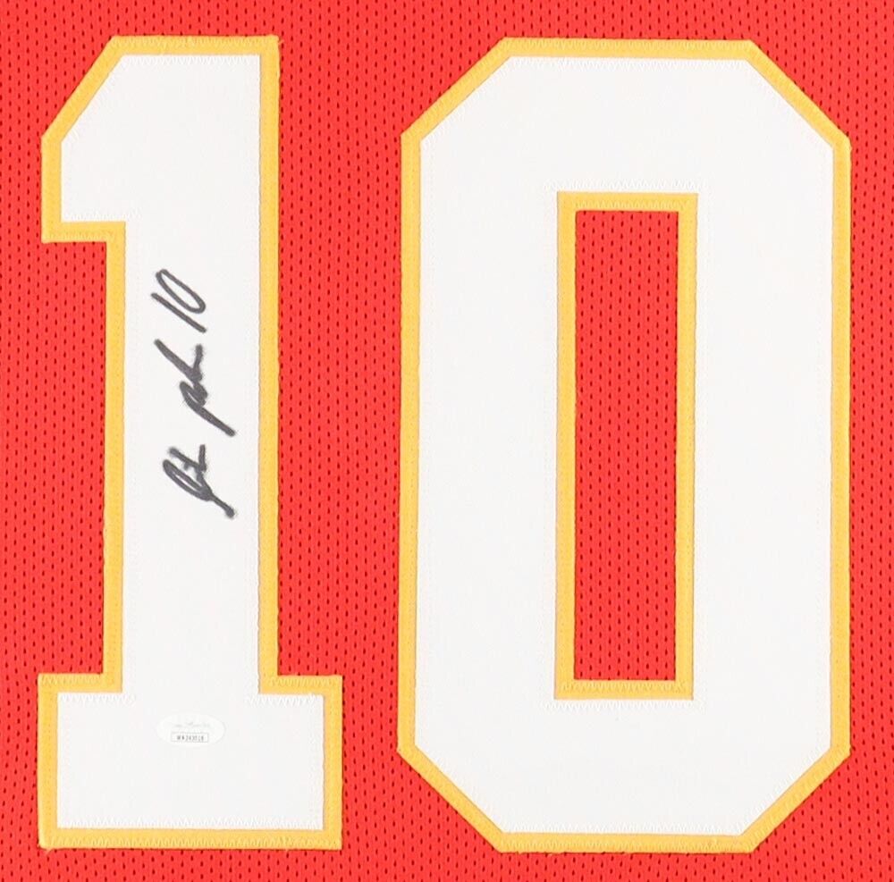 Isiah Pacheco Kansas City Chiefs Signed Autograph Jersey JSA Witnessed  Certified