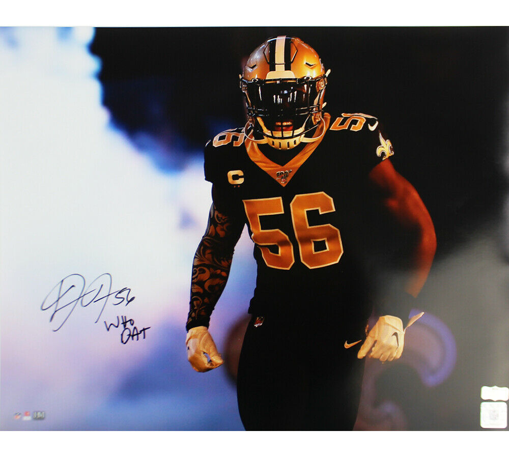 2020 Panini Optic Demario Davis autograph saints popular