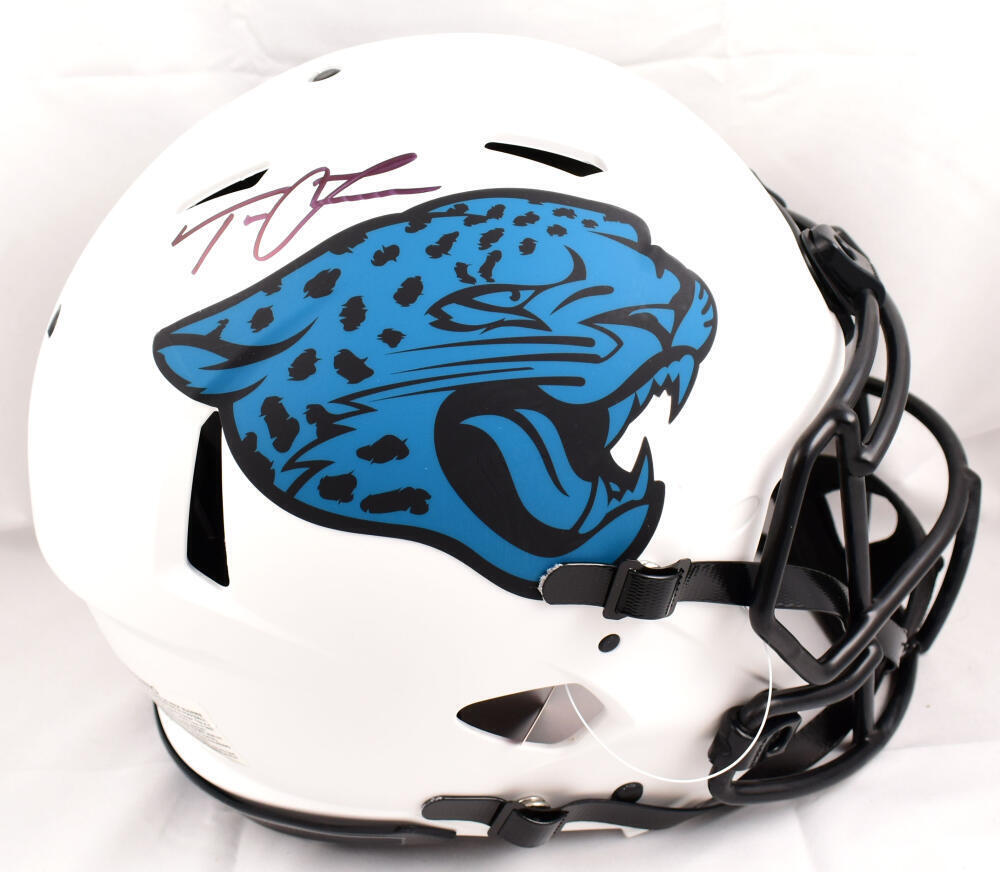 Trevor Lawrence Autographed Hand Signed Jacksonville Jaguars Speed Mini  Football Helmet - PSA