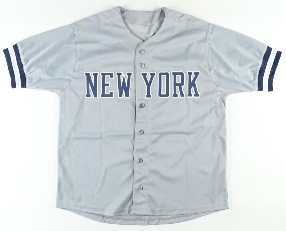 Yankees Sparky Lyle signed Jersey With two inscriptions WCOA