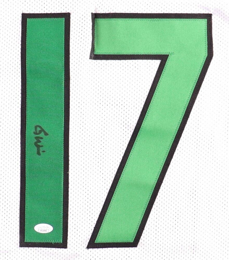 Garrett Wilson Authentic Signed White Pro Style Framed Jersey JSA Witness