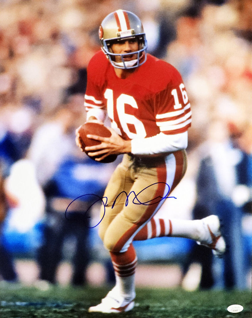 Joe Montana Autographed San Francisco 49ers Throwback Pro Line