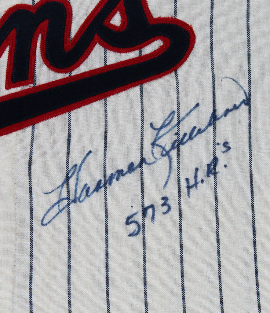 Twins Harmon Killebrew 573 HR's Signed CC M&N Framed Jersey BAS #BD2 –  Super Sports Center