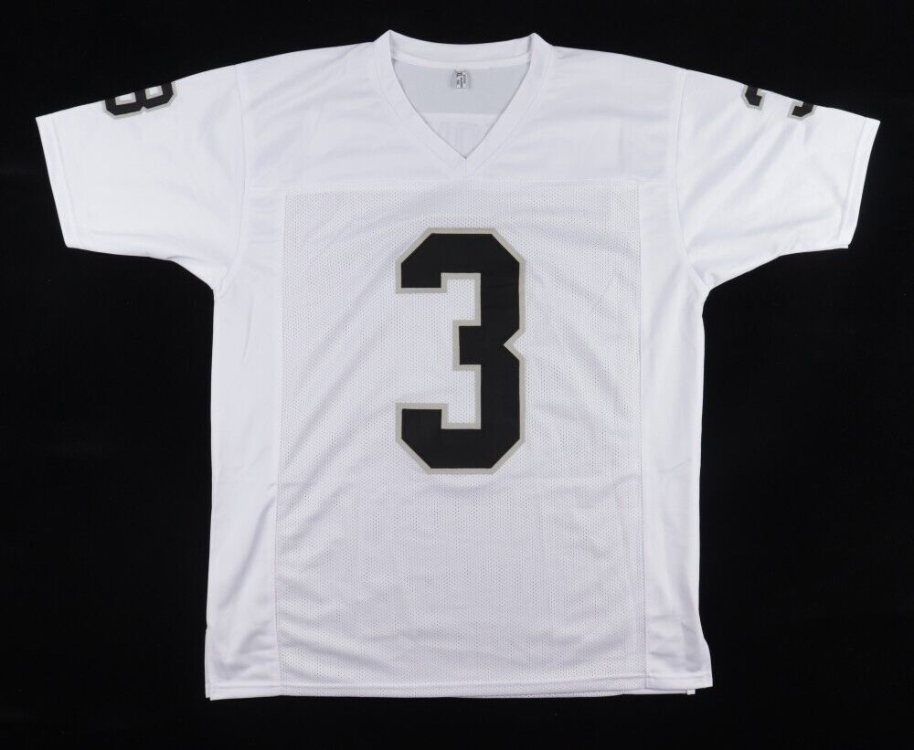 Press Pass Collectibles Jack Lambert HOF 90 Authentic Signed White Pro Style Jersey BAS Witnessed