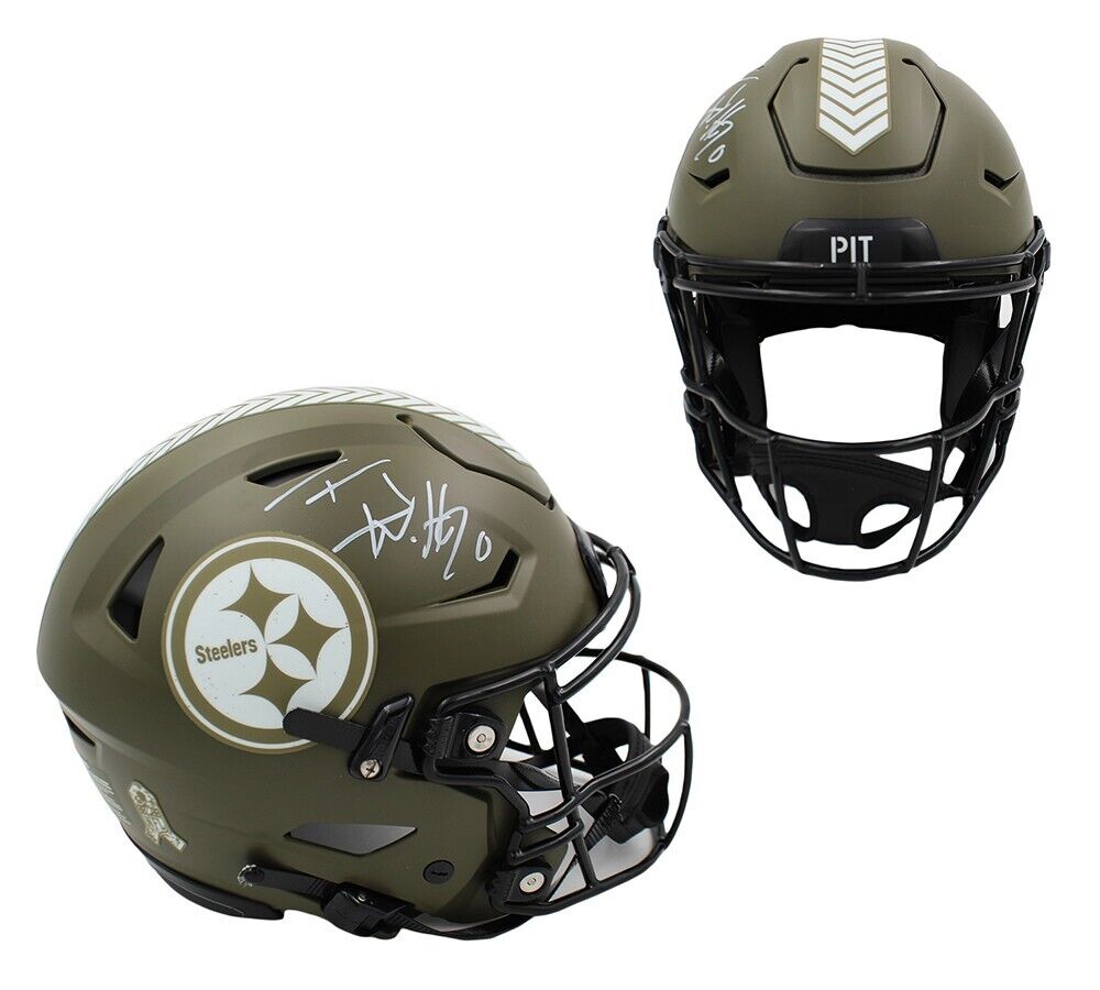 T.j. Watt Pittsburgh Steelers Fanatics Authentic Autographed Riddell Speed Helmet