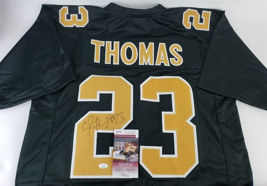 Michael Thomas New Orleans Saints Signed Autograph White Custom Jersey Black  #'s JSA Witnessed Certified at 's Sports Collectibles Store