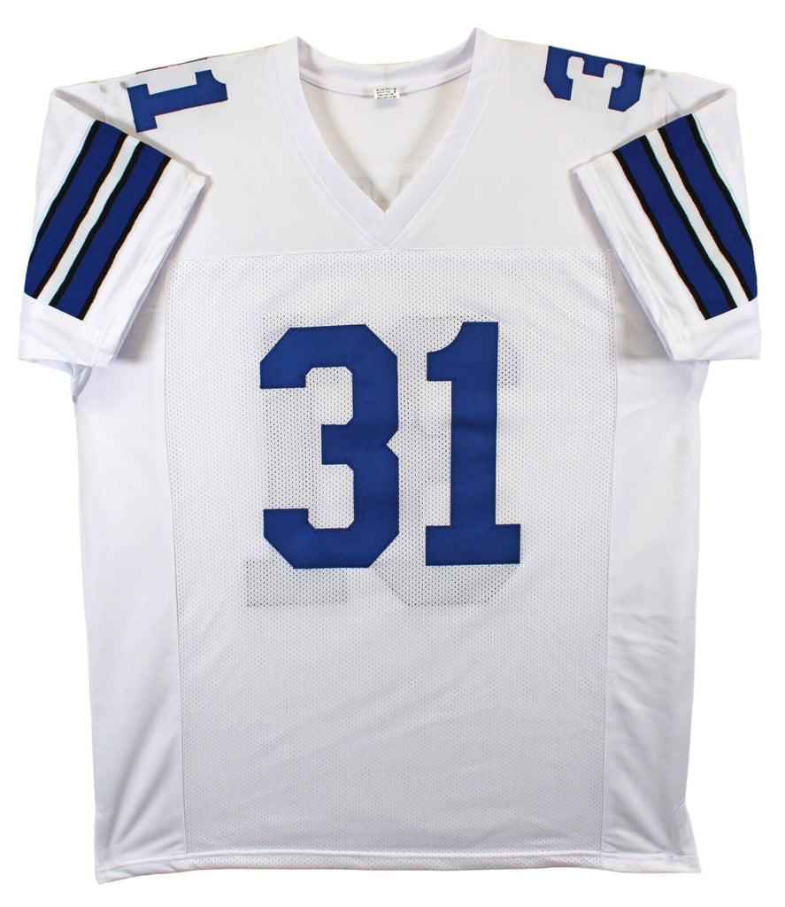 Jason Witten Autographed White Pro Style Jersey - Beckett W Auth 8