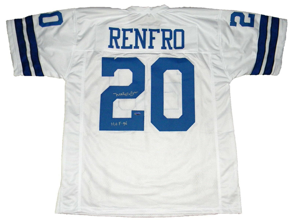 Mel Renfro deals autographed Dallas Cowboys custom jersey