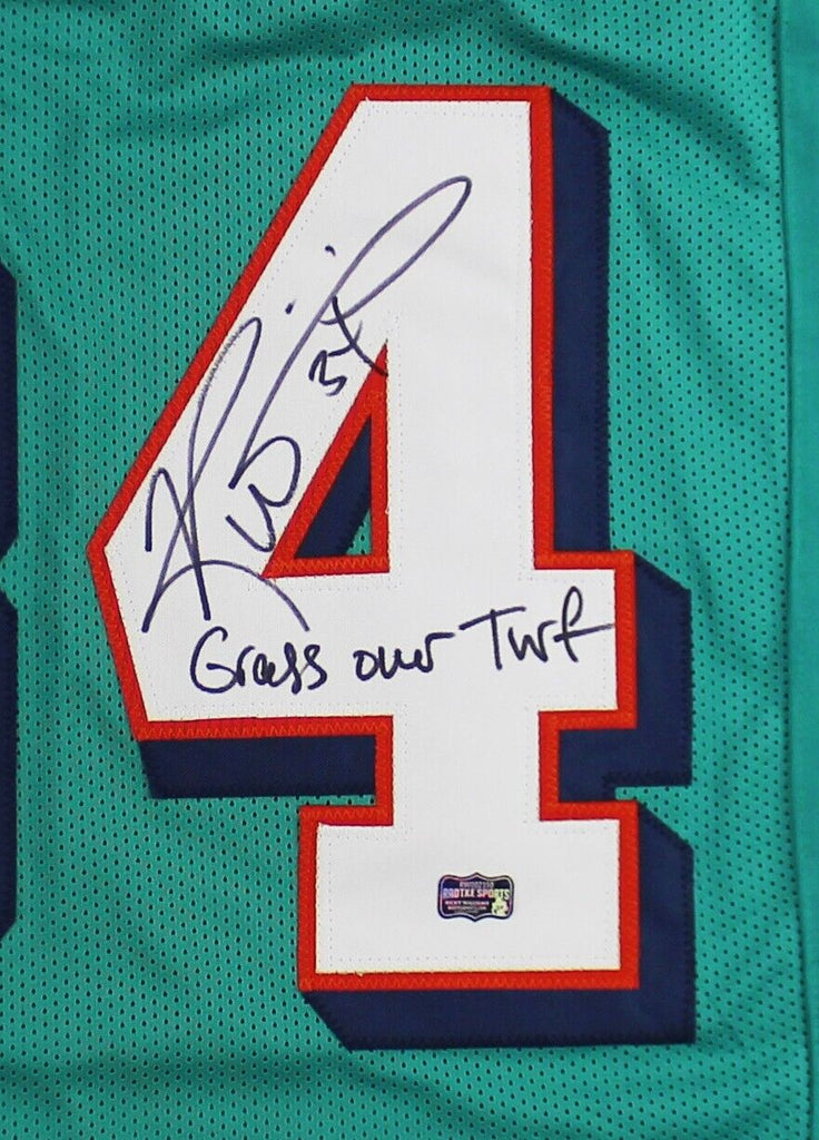 Ricky Williams Autographed Teal Pro Style Jersey- JSA W Authenticated at  's Sports Collectibles Store