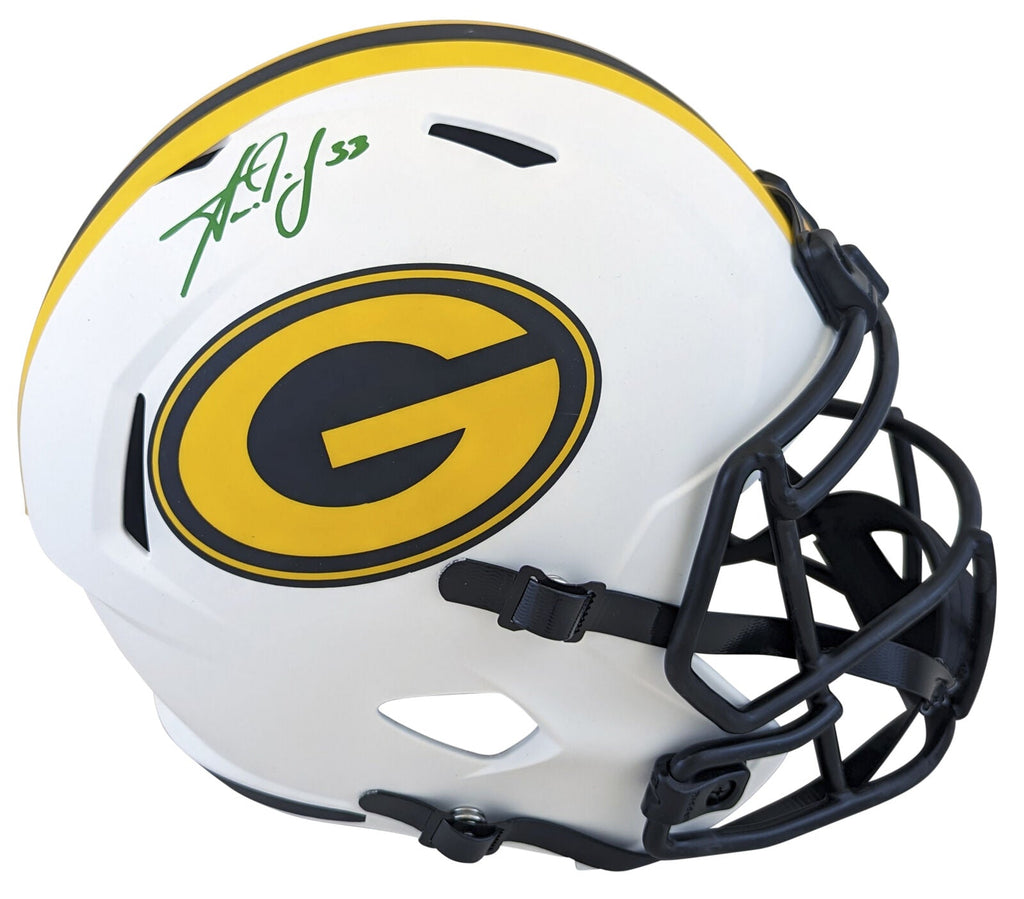 Facsimile Signature Green Bay Packers Aaron Jones Fanatics