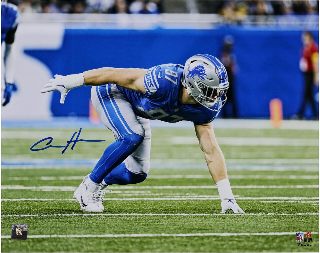 detroit lions autographed football