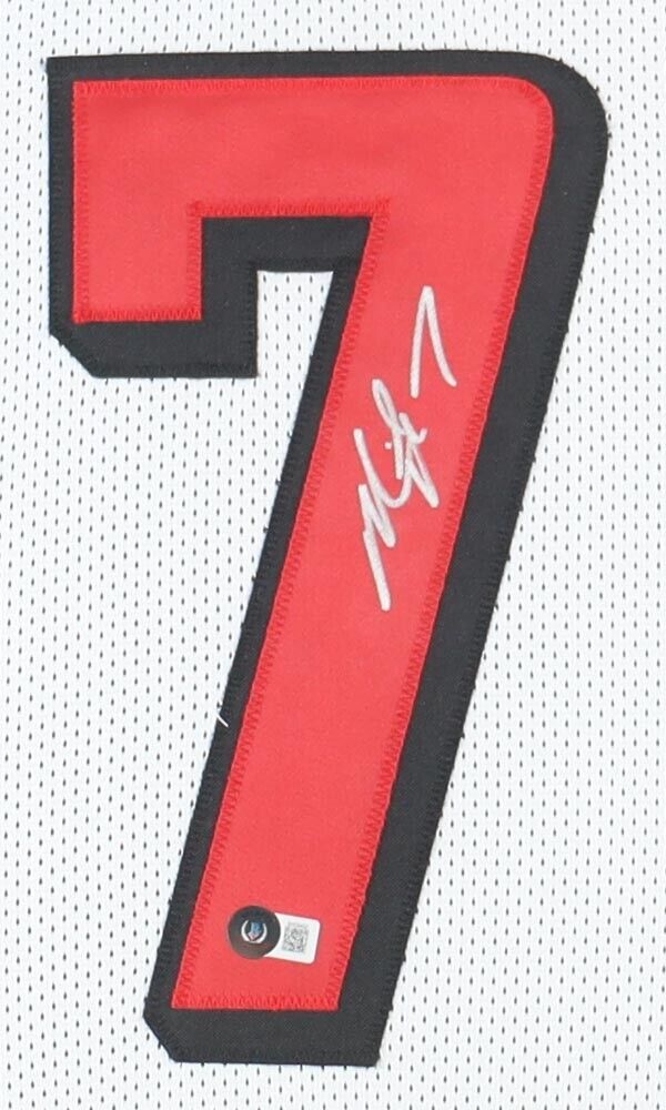 Michael Vick Autographed and Framed Atlanta Falcons Jersey, 35X43, BAS