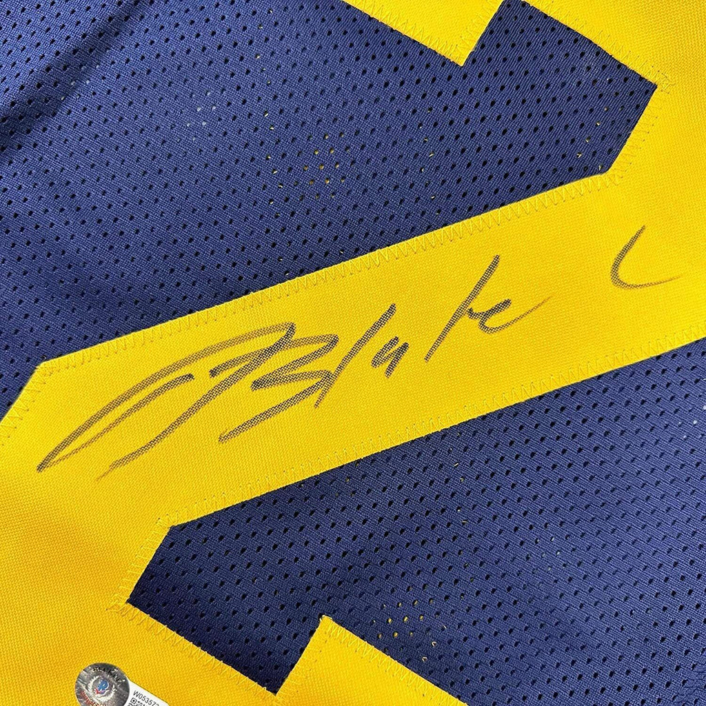 Framed Autographed Signed Blake Corum 33x42 Michigan Blue College