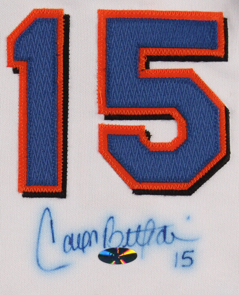 Carlos Beltran Autographed Signed Framed New York Mets Jersey 