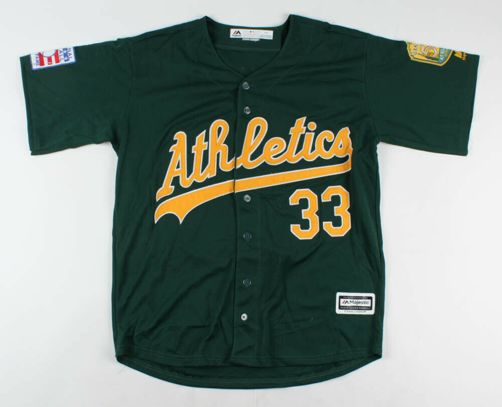  Jose Canseco Signed Oakland A's (Athletics) White