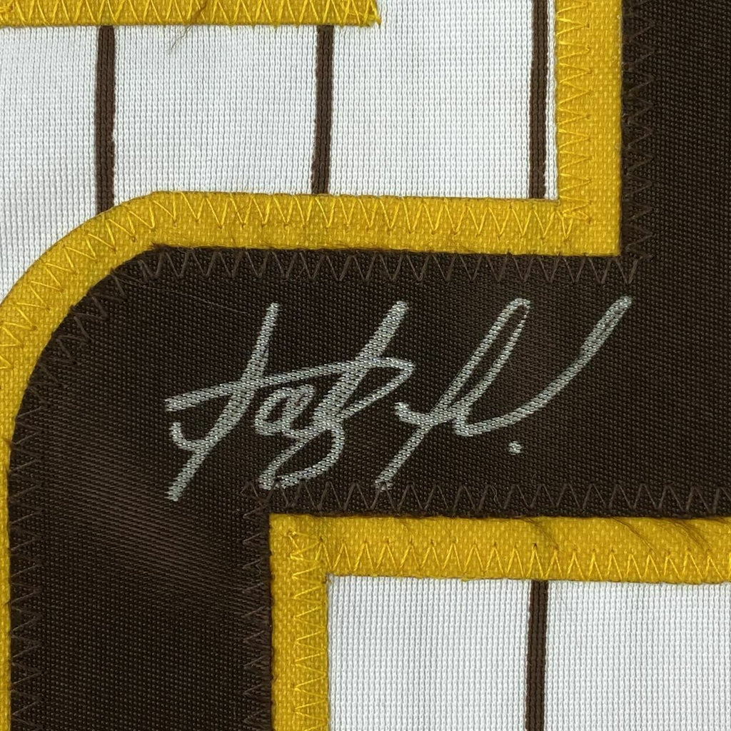 Fernando Tatis Jr Autographed San Diego Gray Pinstripe Custom