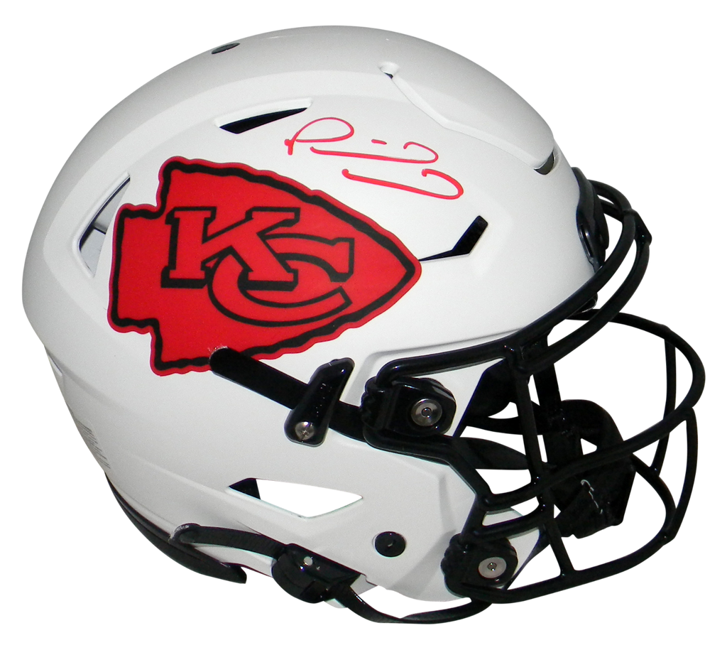 Patrick Mahomes Kansas City Chiefs Signed Riddell Speed Mini Helmet BAS  Beckett