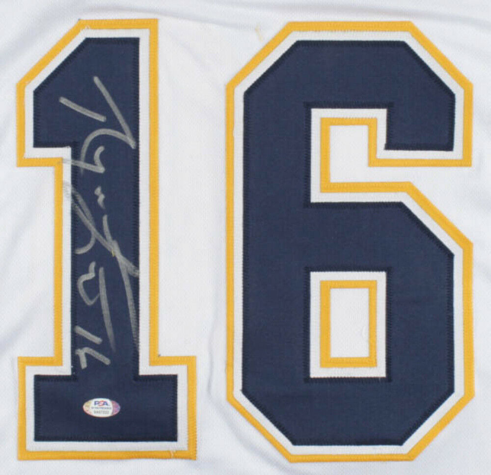 Ryan Leaf Autographed/Signed Jersey San Diego Chargers Los Angeles LA  PSA/DNA