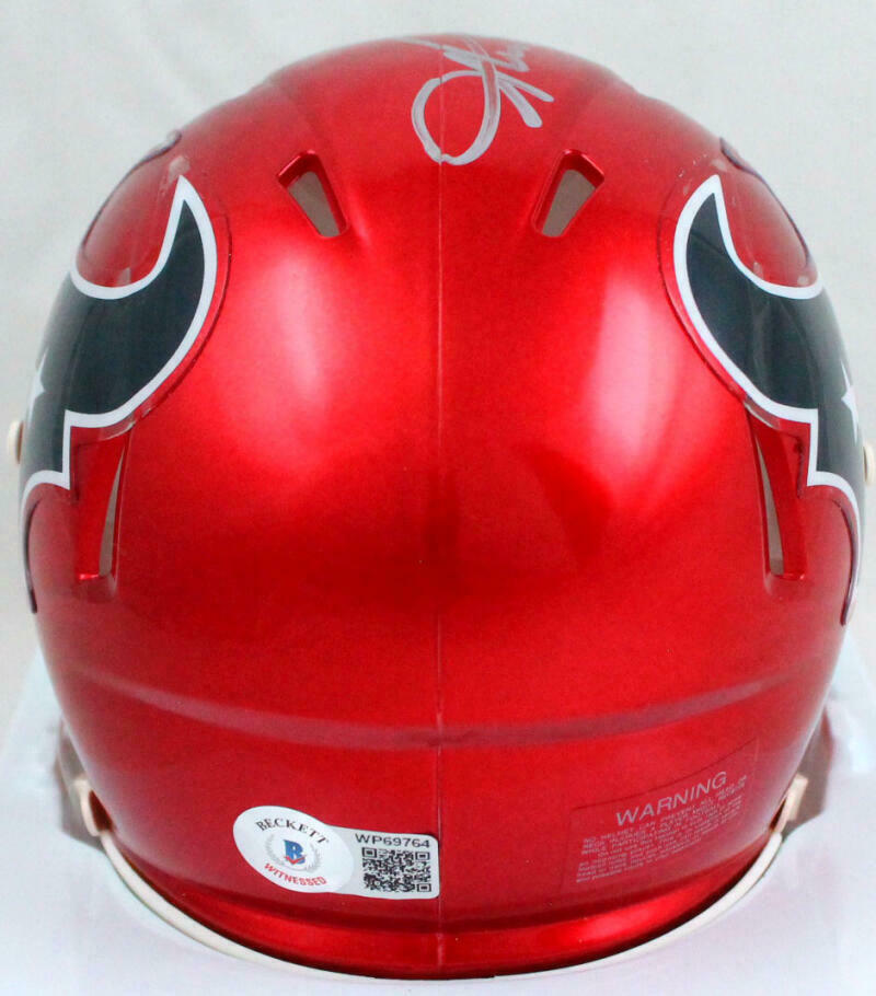 Breece Hall Autographed New York Jets Speed Mini Helmet Witness Beckett