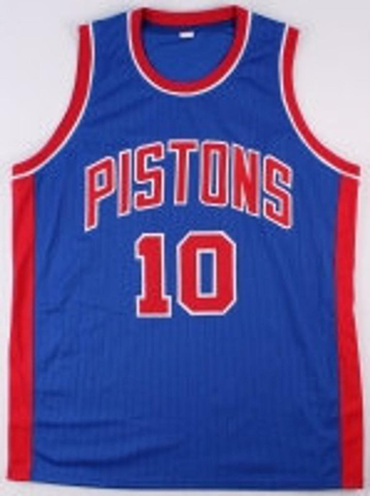 Dennis Rodman Signed Detroit Pistons White Jersey (JSA COA) 5xNBA Champ The  Worm